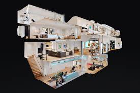 Floor plan and 3D walkthrough